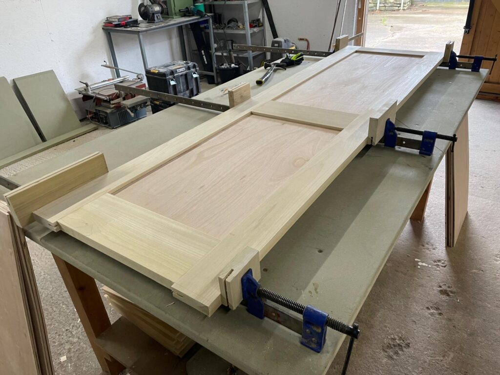 Building the Doors - Castle cary storage suite